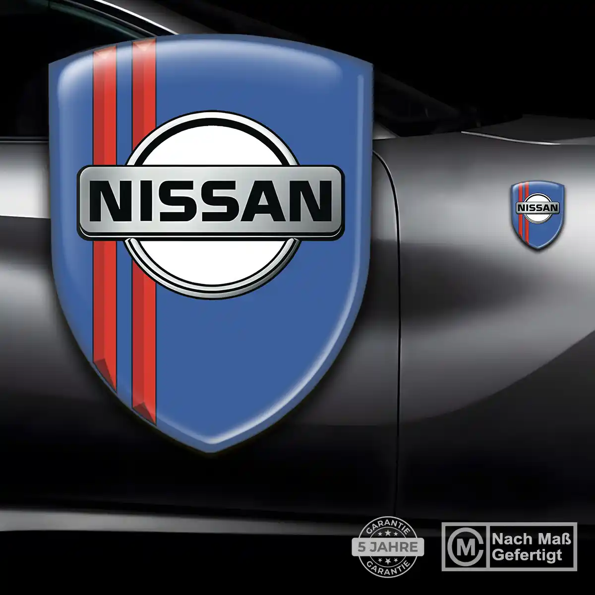 Nissan Wappen Aufkleber Elegantes Design