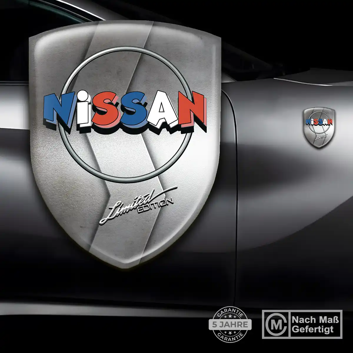 Nissan Wappen Aufkleber Emblem Ausdrucksstarkes Design