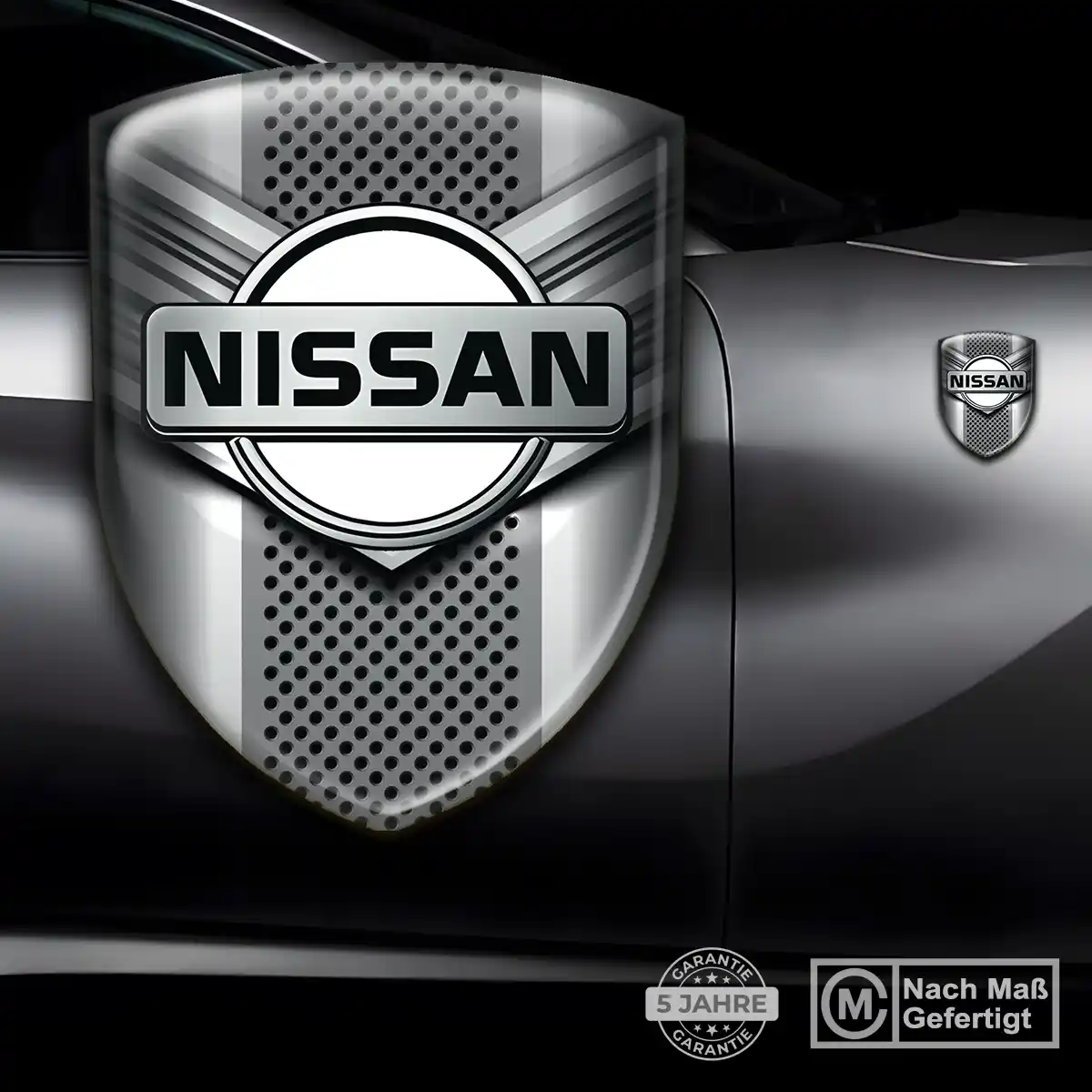 Nissan Wappen Aufkleber Emblem Auto Edles Design