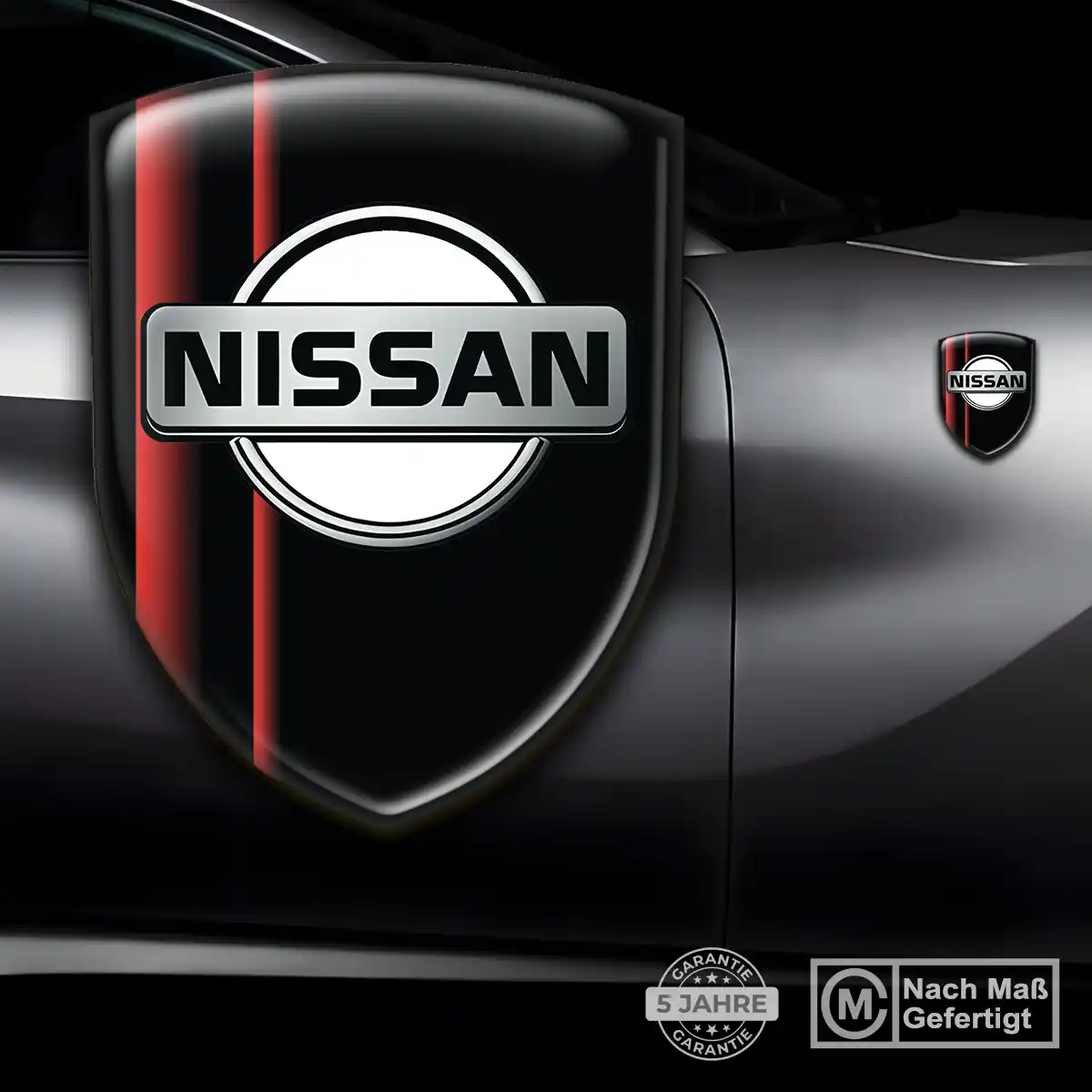 Nissan Wappen Aufkleber Emblem Auto Elegantes Design