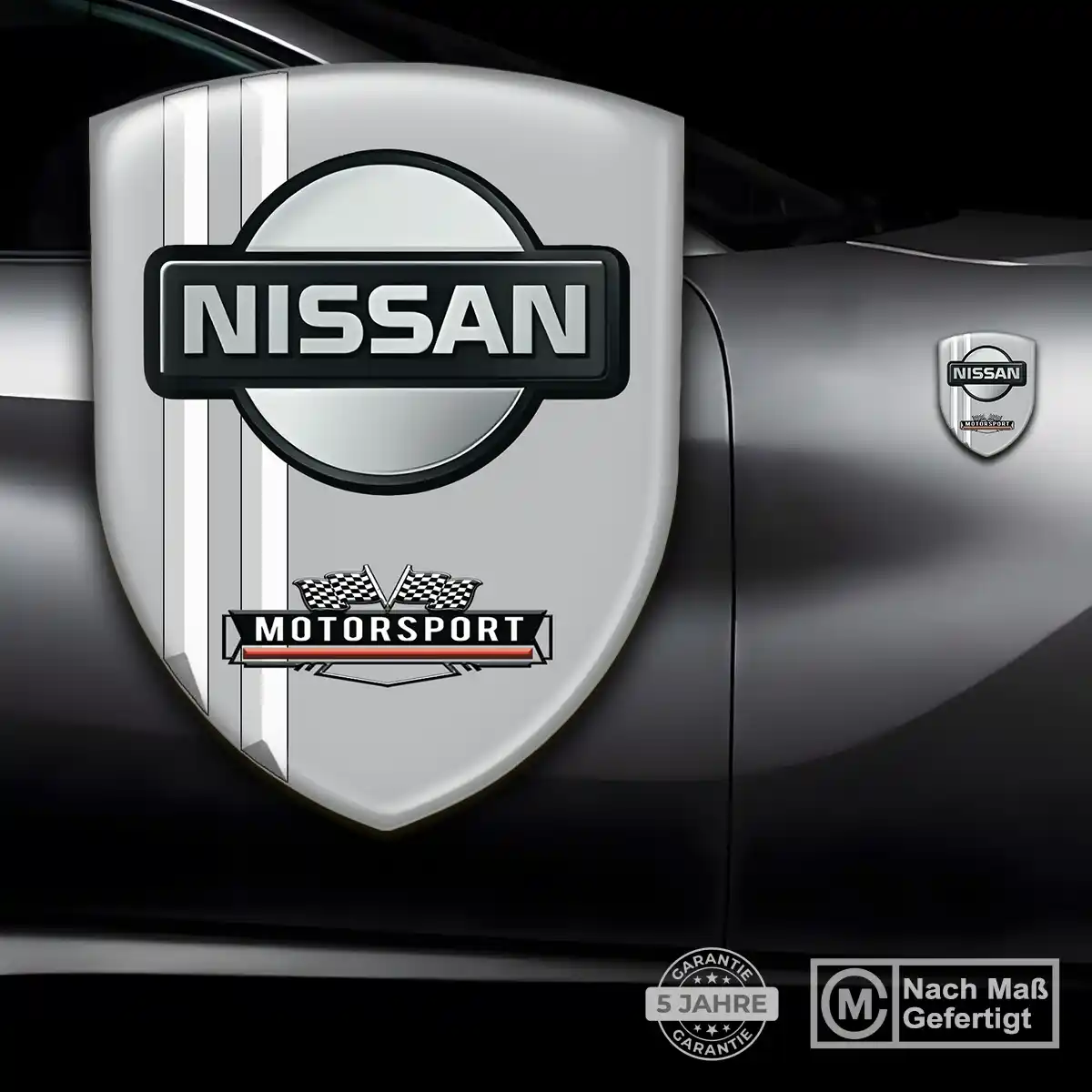 Nissan Wappen Aufkleber Emblem Auto Höchste Qualität