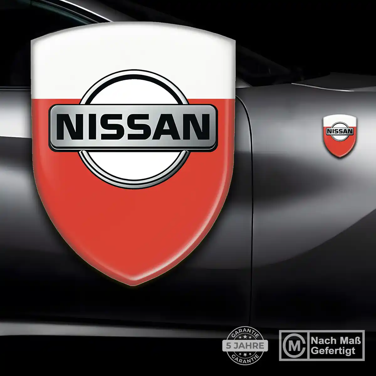 Nissan Wappen Aufkleber Emblem Auto Interieurdesign
