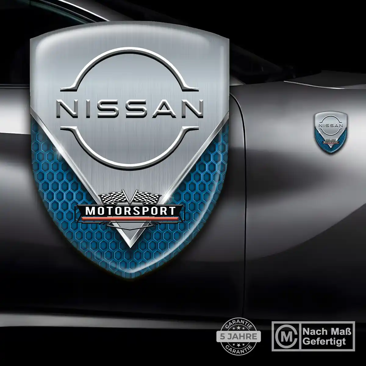 Nissan Wappen Aufkleber Emblem Auto Luxus-Edition