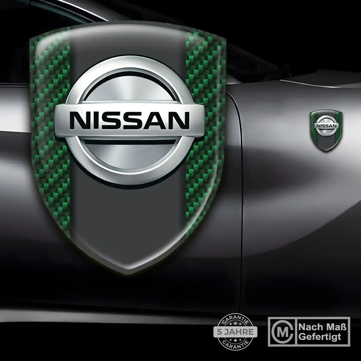 Nissan Wappen Aufkleber Emblem Auto Markenedition