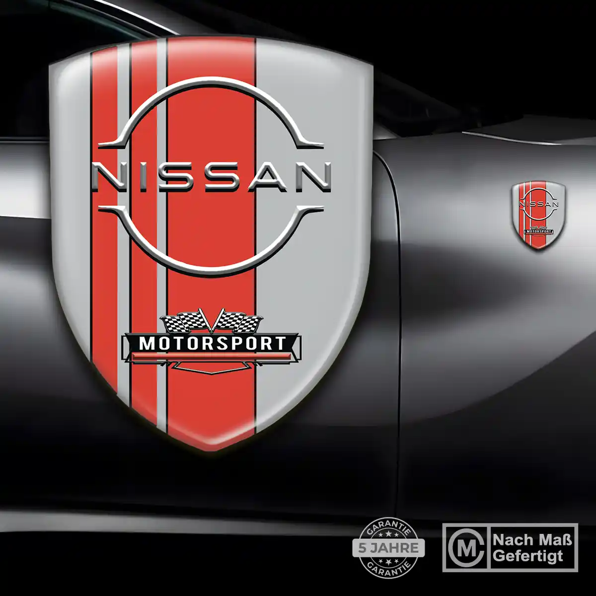 Nissan Wappen Aufkleber Emblem Auto Stilvolles Design