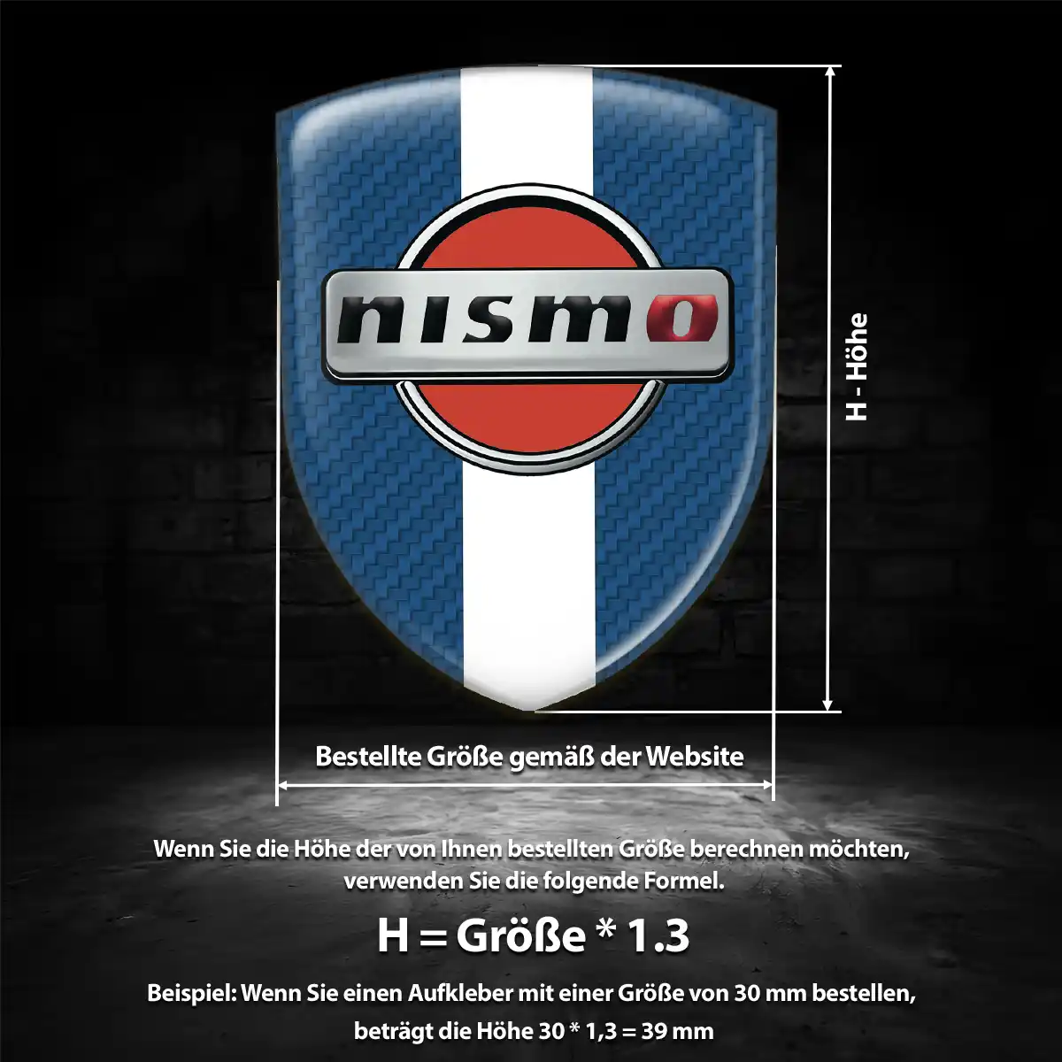 Nissan Wappen Aufkleber Emblem Auto Tuningfahrzeug