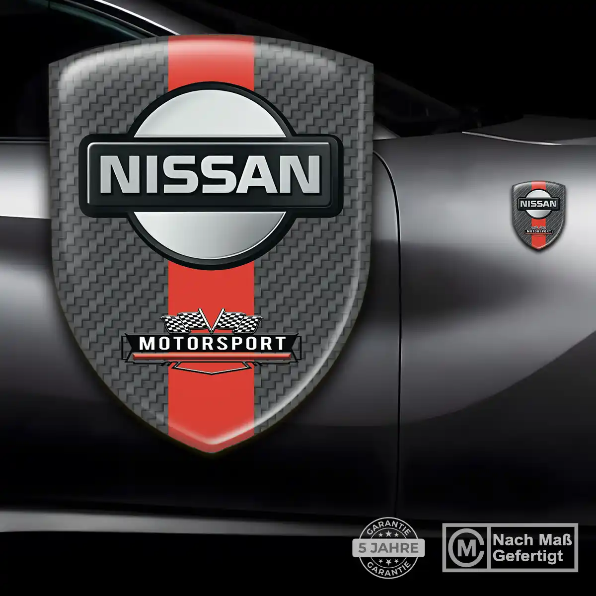 Nissan Wappen Aufkleber Emblem Edles Design