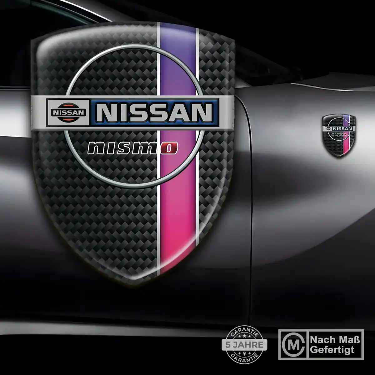 Nissan Wappen Aufkleber Emblem Elegantes Design