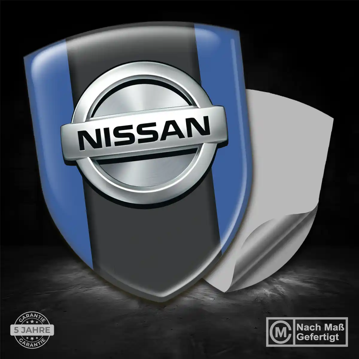Nissan Wappen Aufkleber Emblem Höchste Qualität