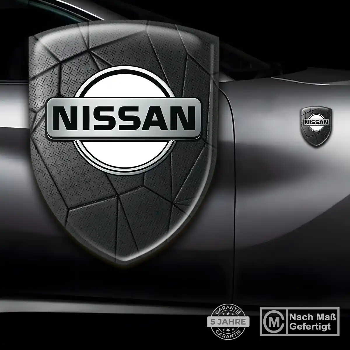 Nissan Wappen Aufkleber Emblem Hochwertiges Harz