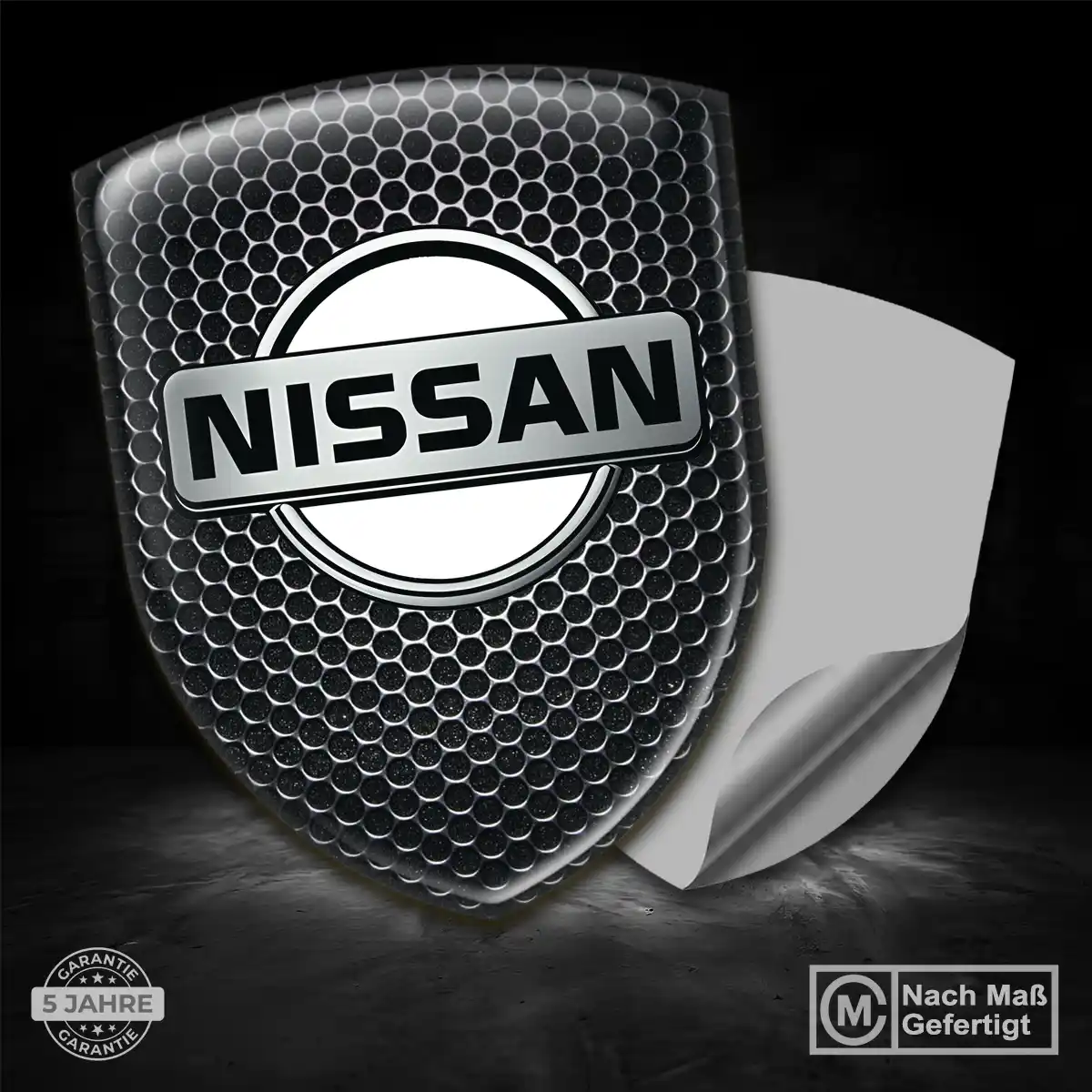 Nissan Wappen Aufkleber Emblem Modernes Design