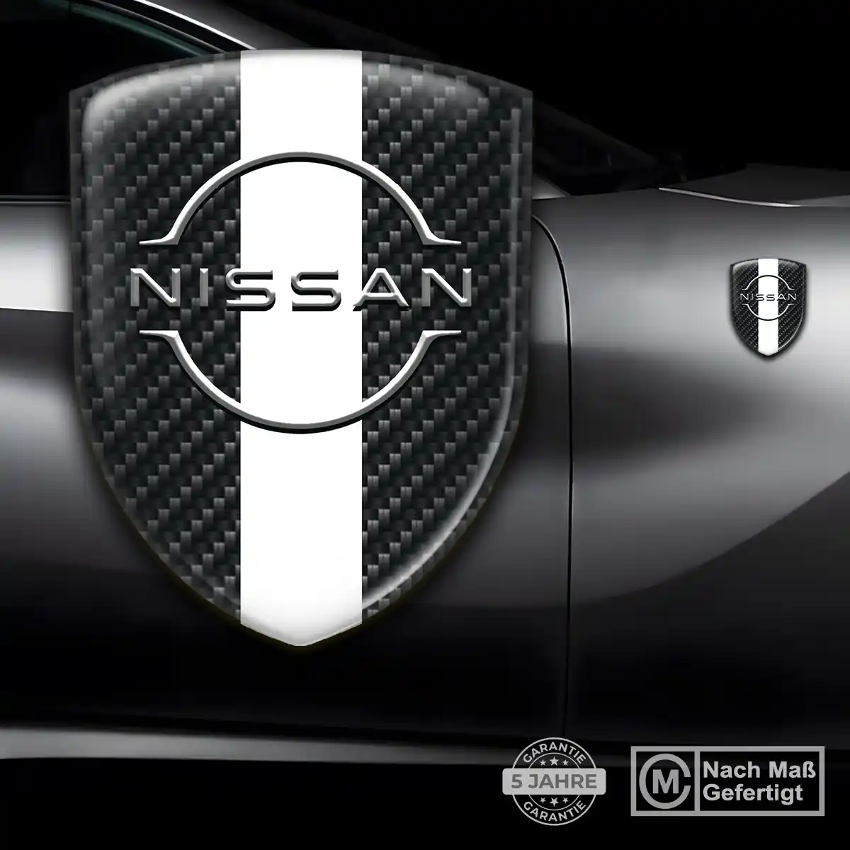 Nissan Wappen Aufkleber Emblem Stilvolles Design