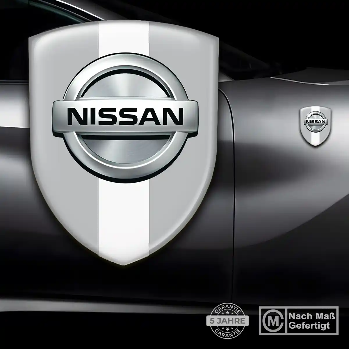Nissan Wappen Aufkleber Emblem Tuningfahrzeug