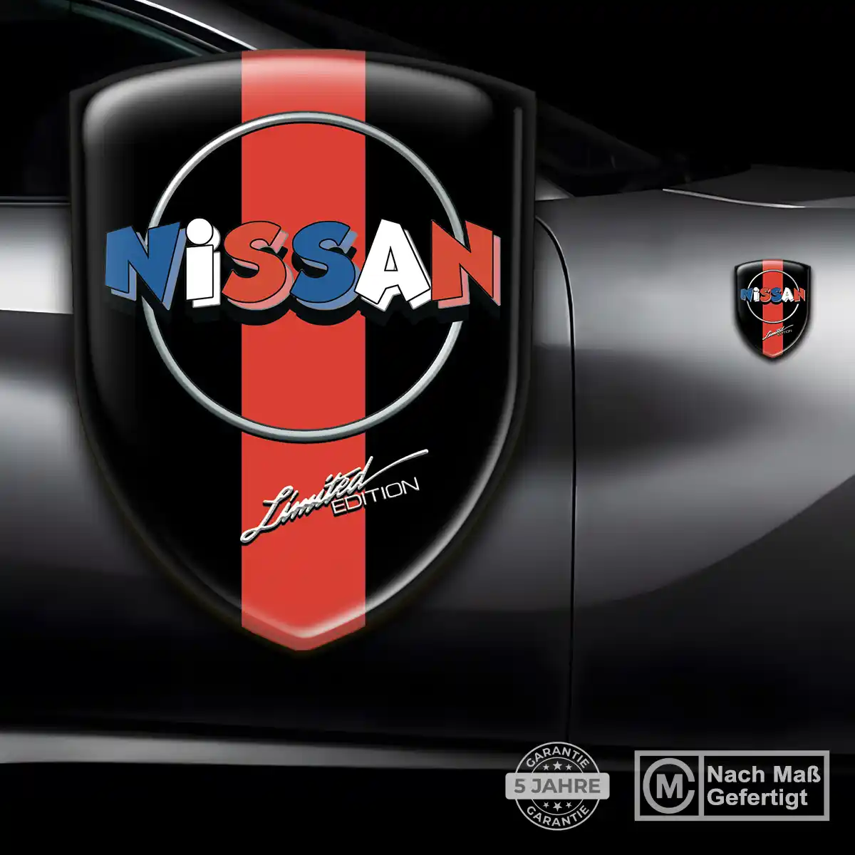Nissan Wappen Aufkleber Exterieurdesign