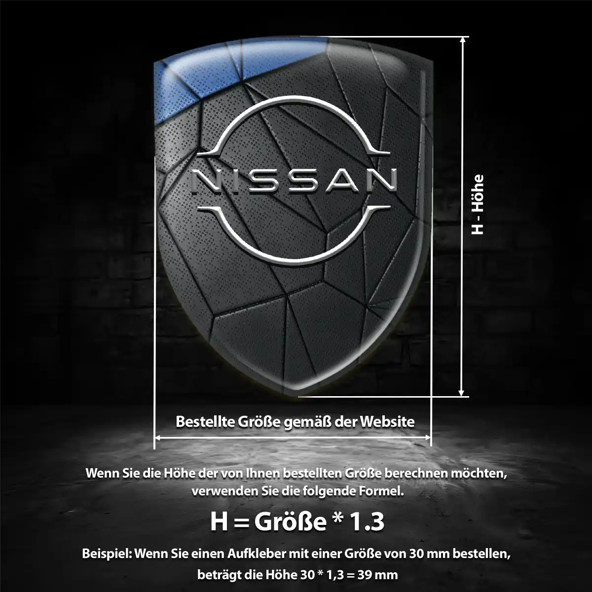 Nissan Wappen Aufkleber Hohe Qualität