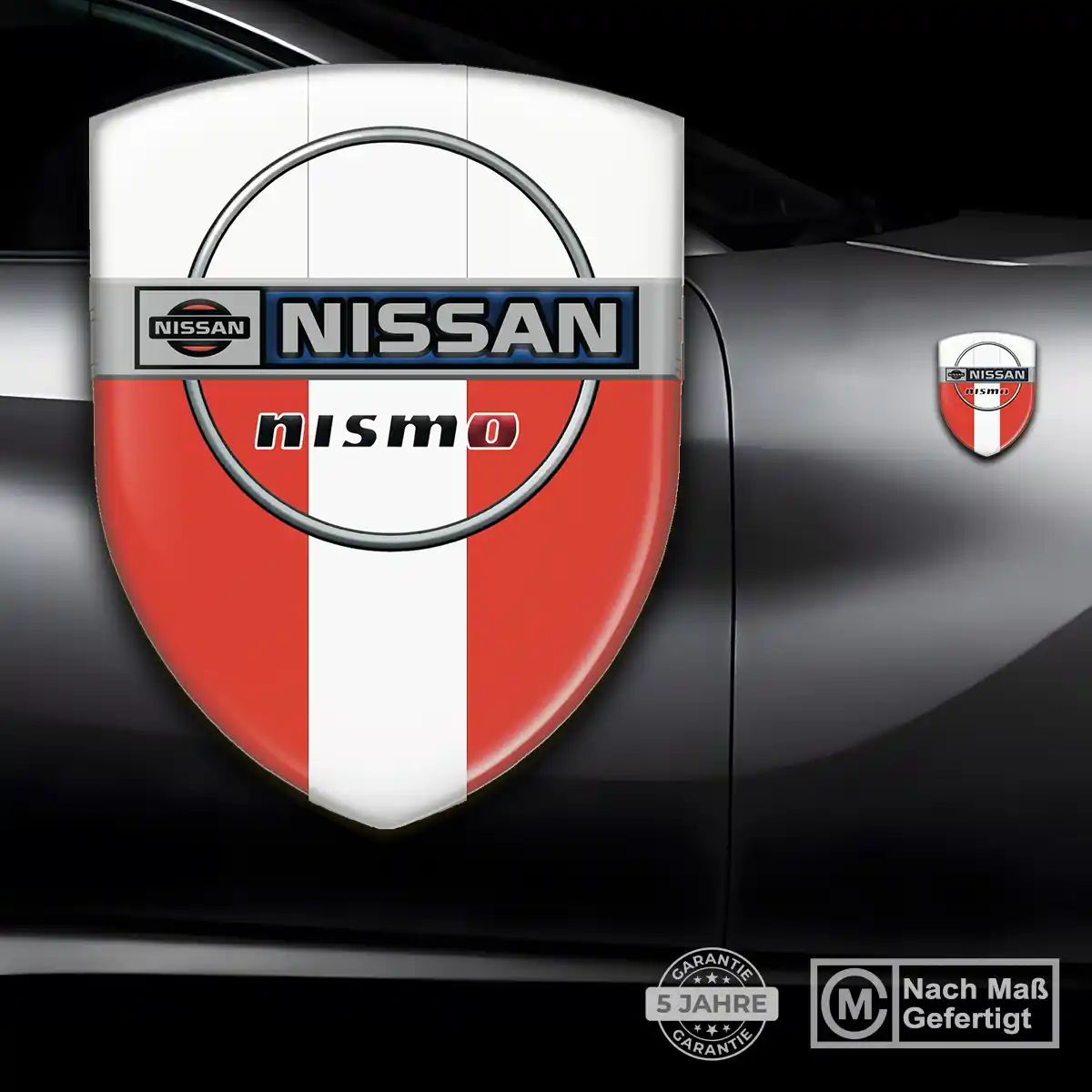 Nissan Wappen Aufkleber Interieurdesign