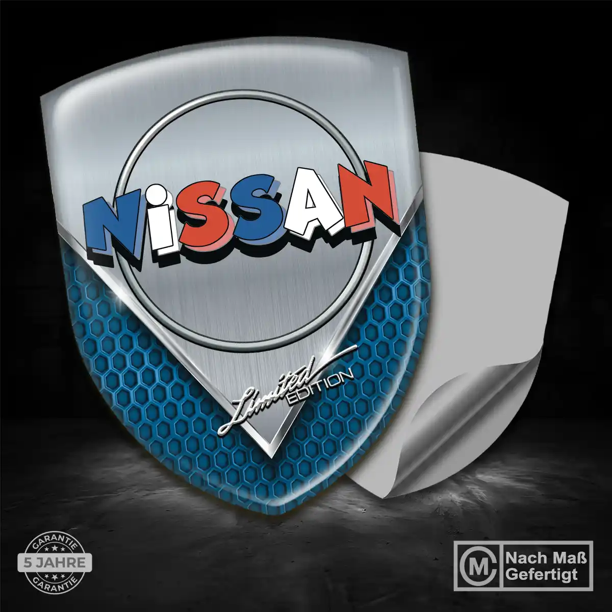 Nissan Wappen Aufkleber Modernes Design