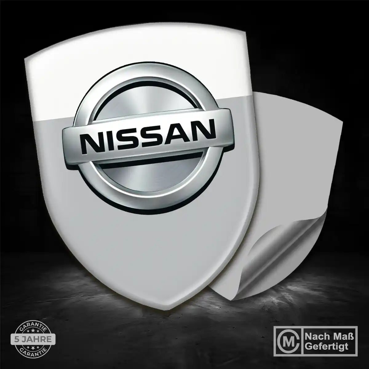Nissan Wappen Emblem Anspruchsvolles Design