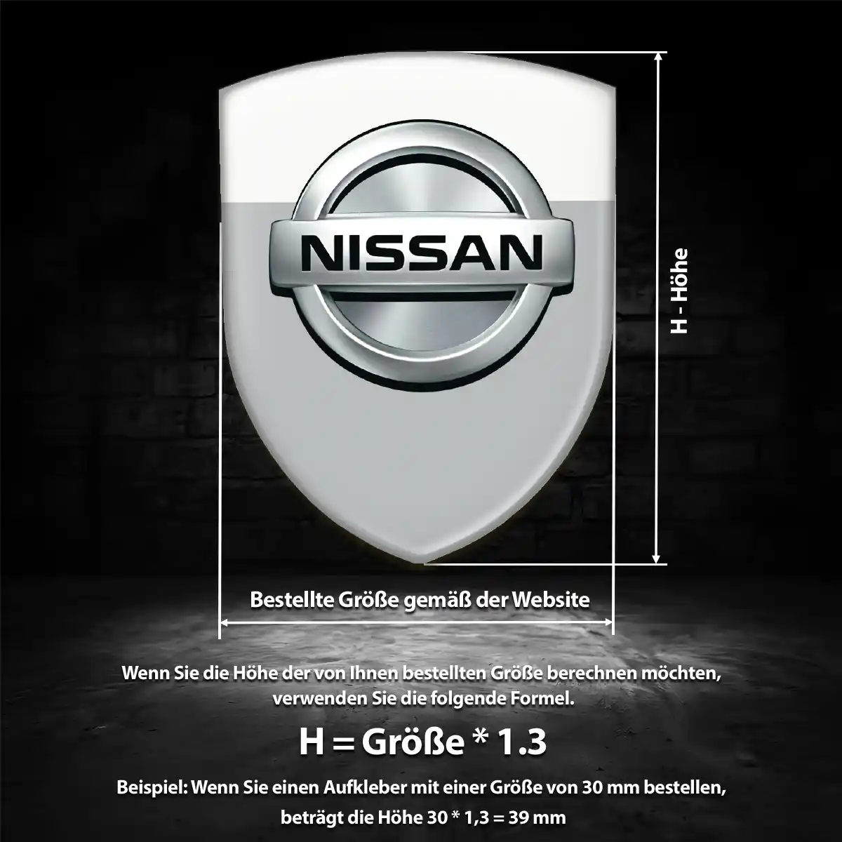 Nissan Wappen Emblem Anspruchsvolles Design