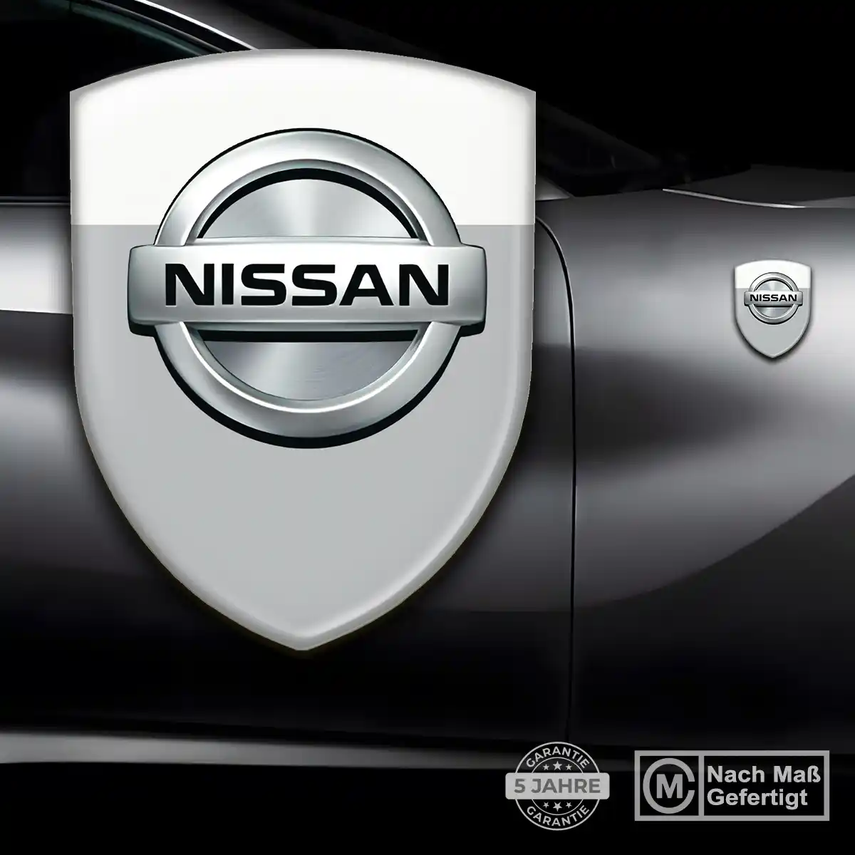 Nissan Wappen Emblem Anspruchsvolles Design