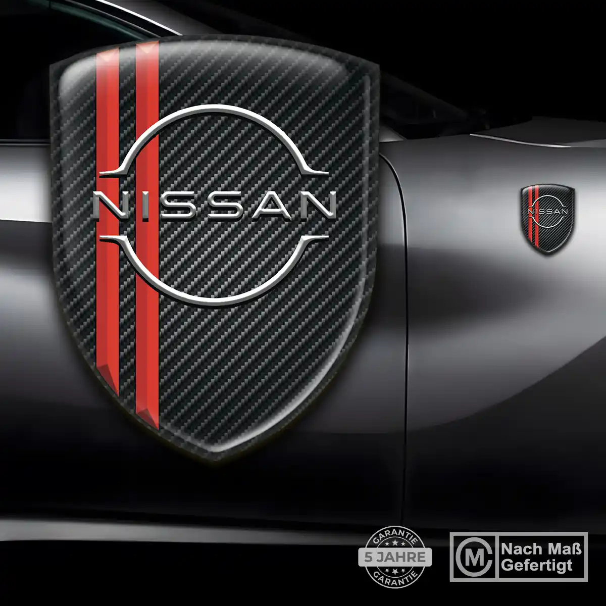 Nissan Wappen Emblem Aufkleber Anspruchsvolles Design