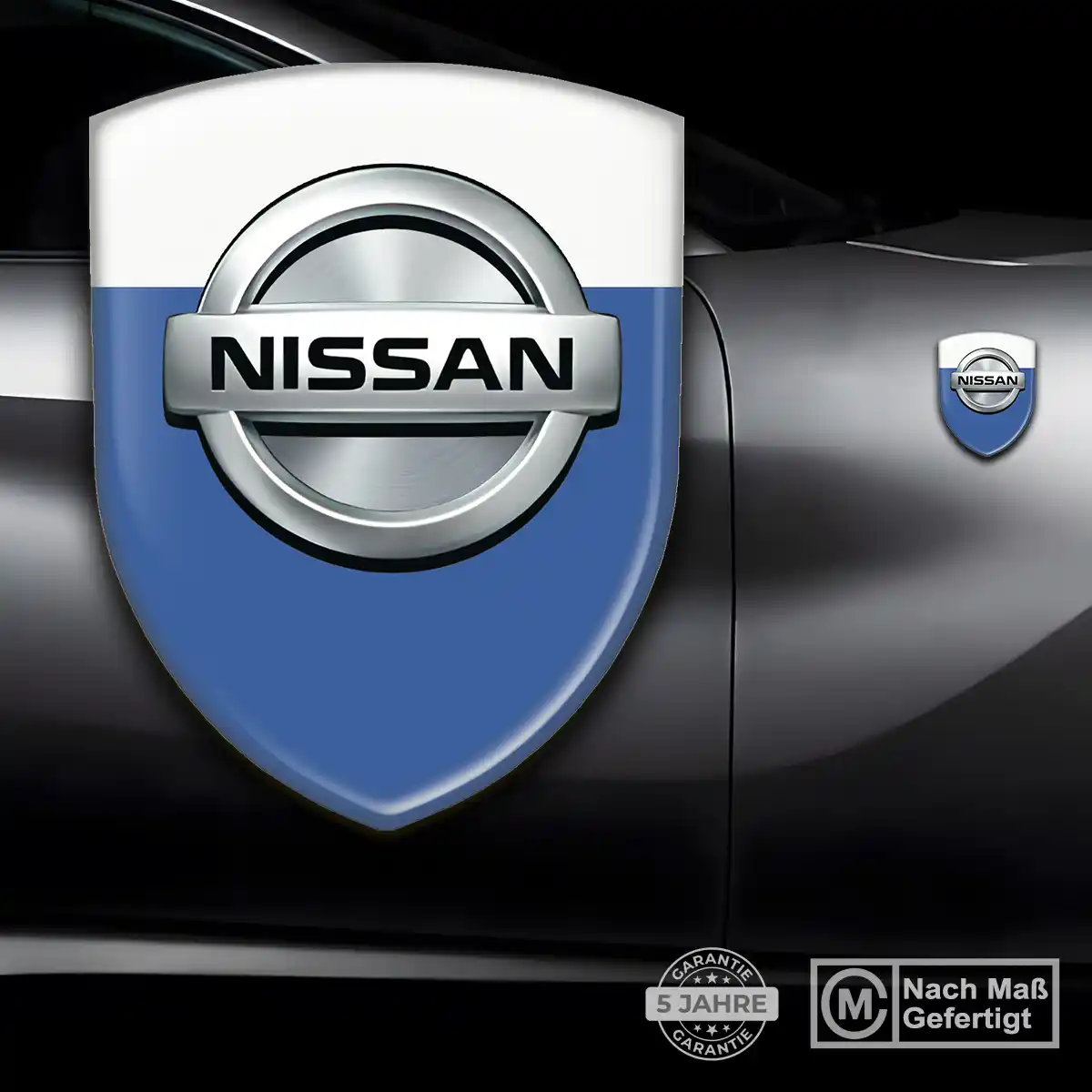Nissan Wappen Emblem Aufkleber Ausdrucksstarkes Design