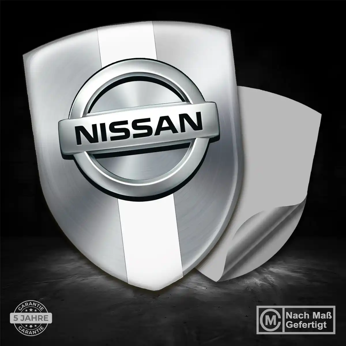 Nissan Wappen Emblem Aufkleber Auto Elegantes Design