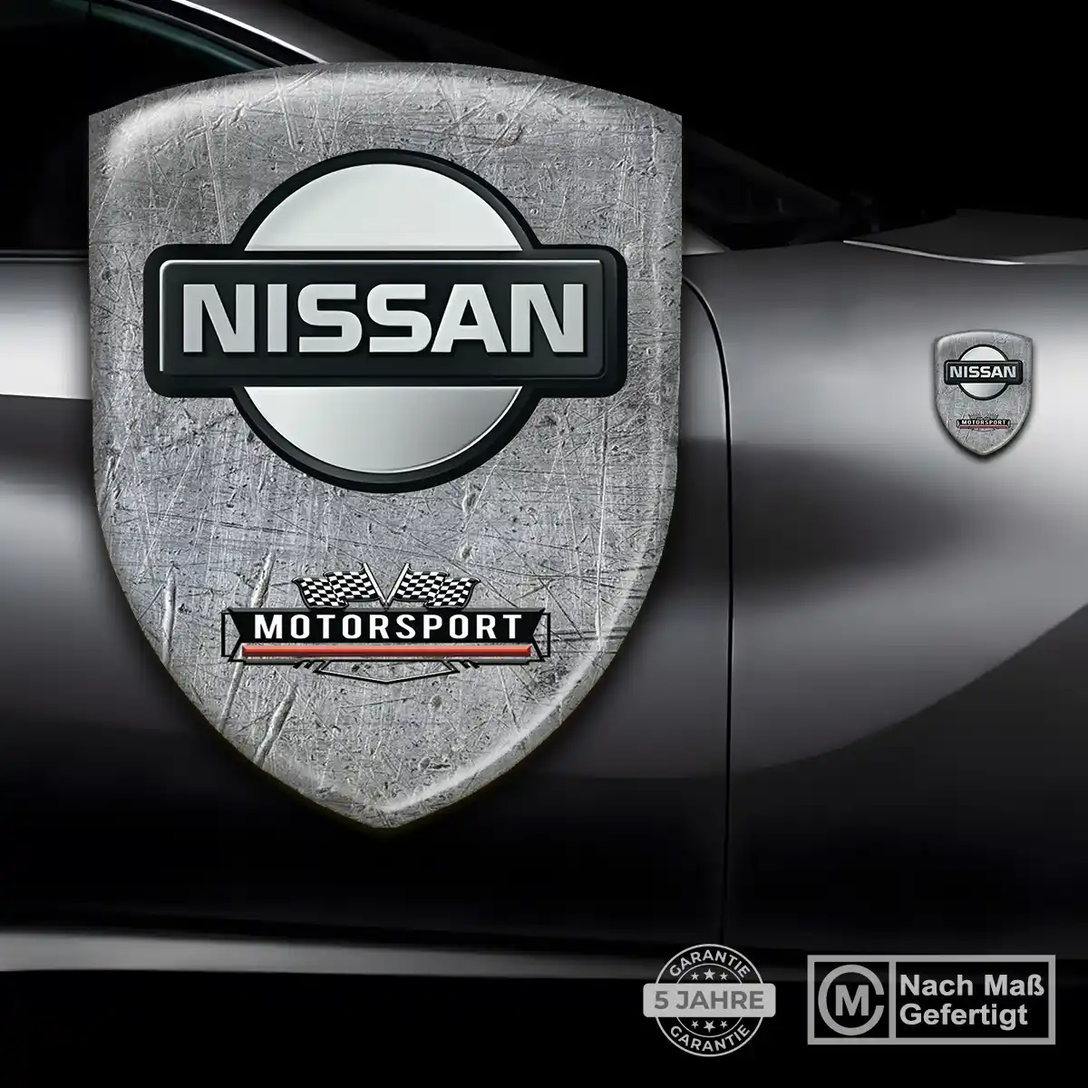 Nissan Wappen Emblem Aufkleber Auto Exterieurdesign