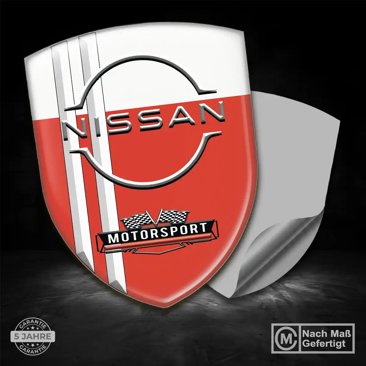 Nissan Wappen Emblem Aufkleber Auto Höchste Qualität