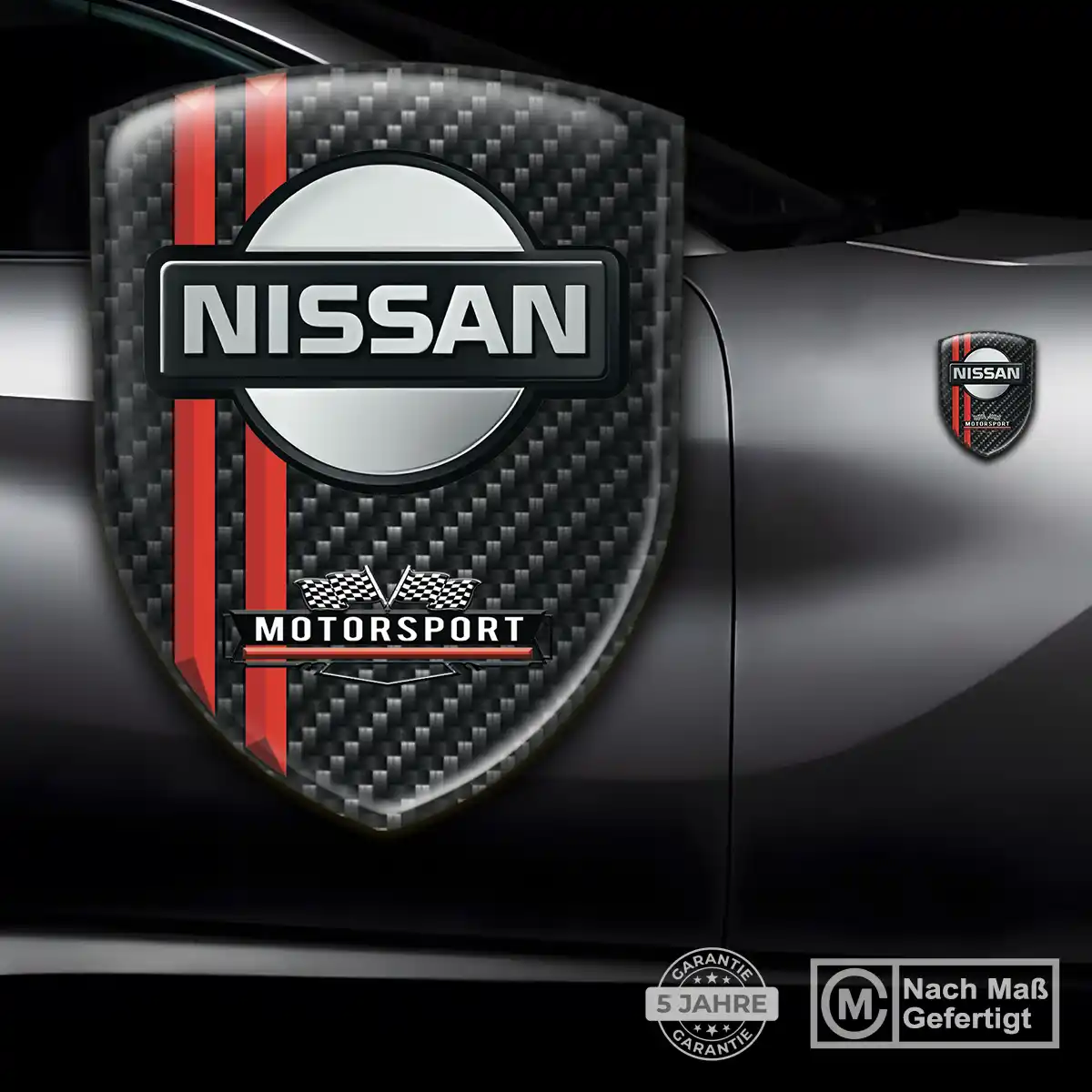 Nissan Wappen Emblem Aufkleber Auto Luxus-Edition