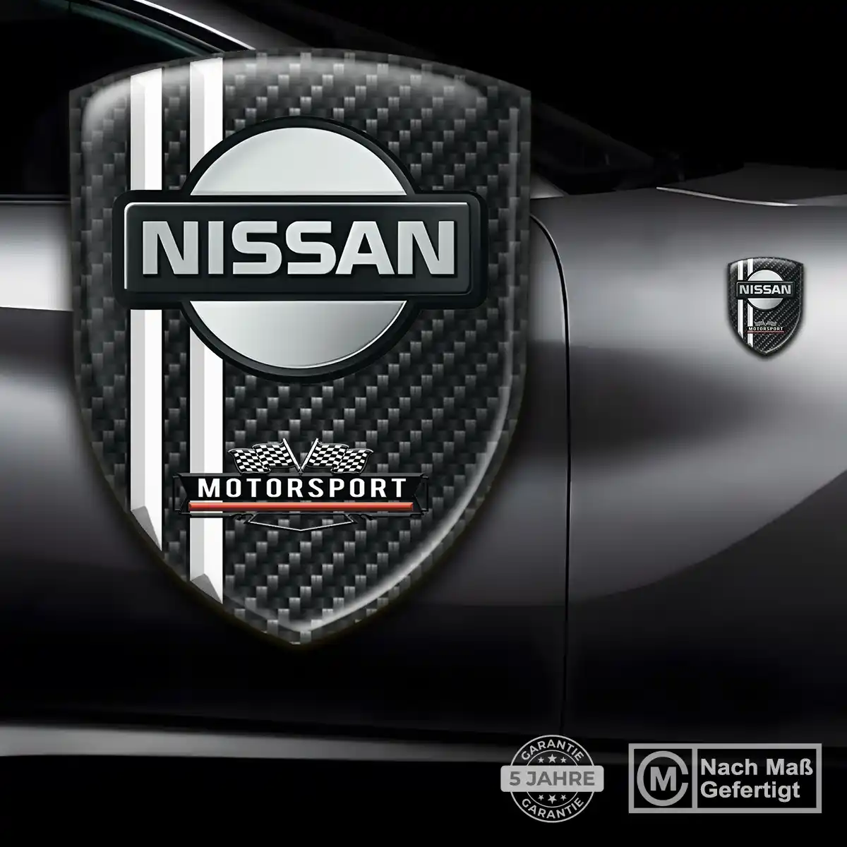 Nissan Wappen Emblem Aufkleber Auto Markenedition