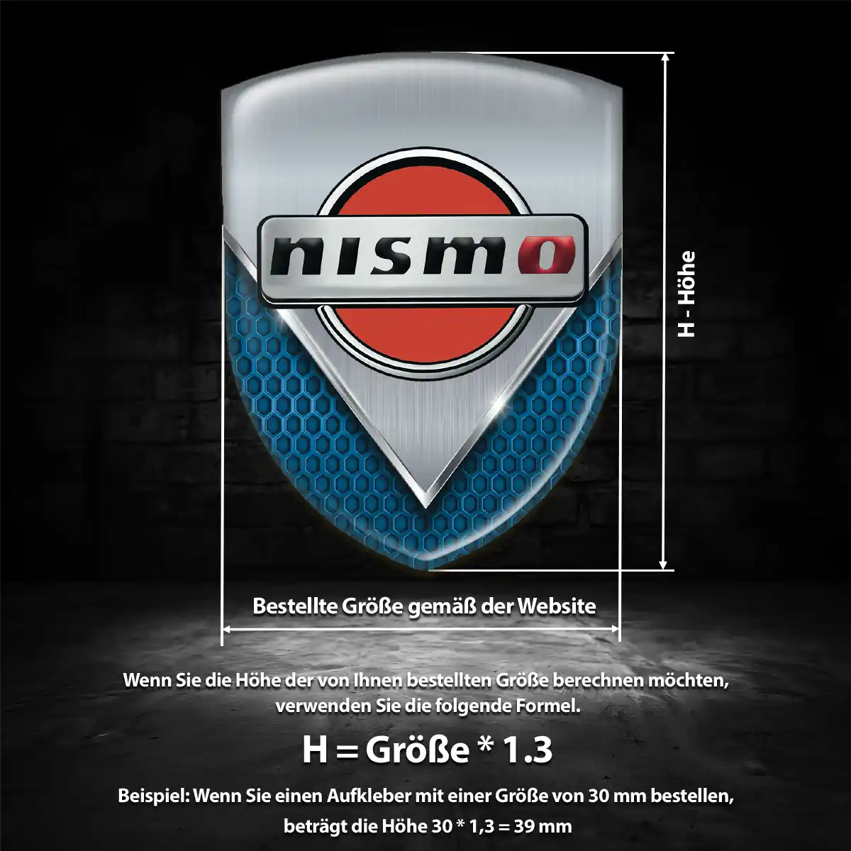 Nissan Wappen Emblem Aufkleber Auto Modernes Design