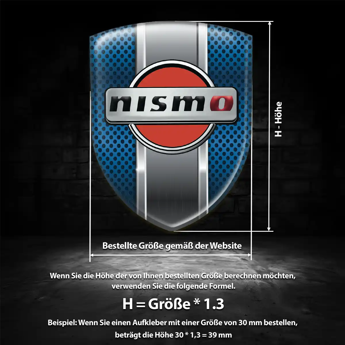 Nissan Wappen Emblem Aufkleber Auto Premiumqualität