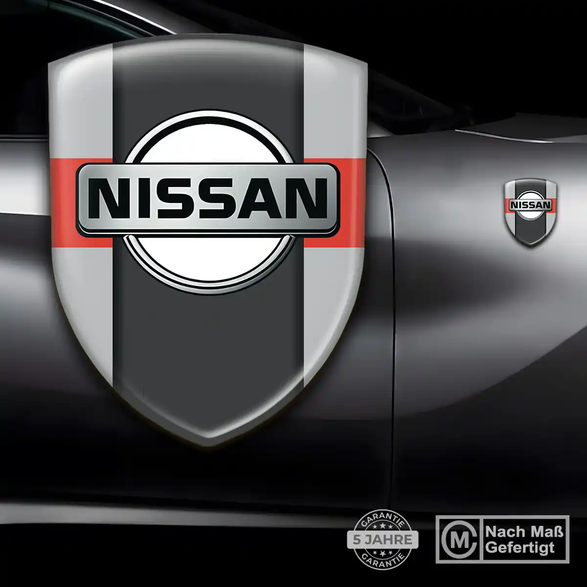 Nissan Wappen Emblem Aufkleber Auto Stilvolles Design