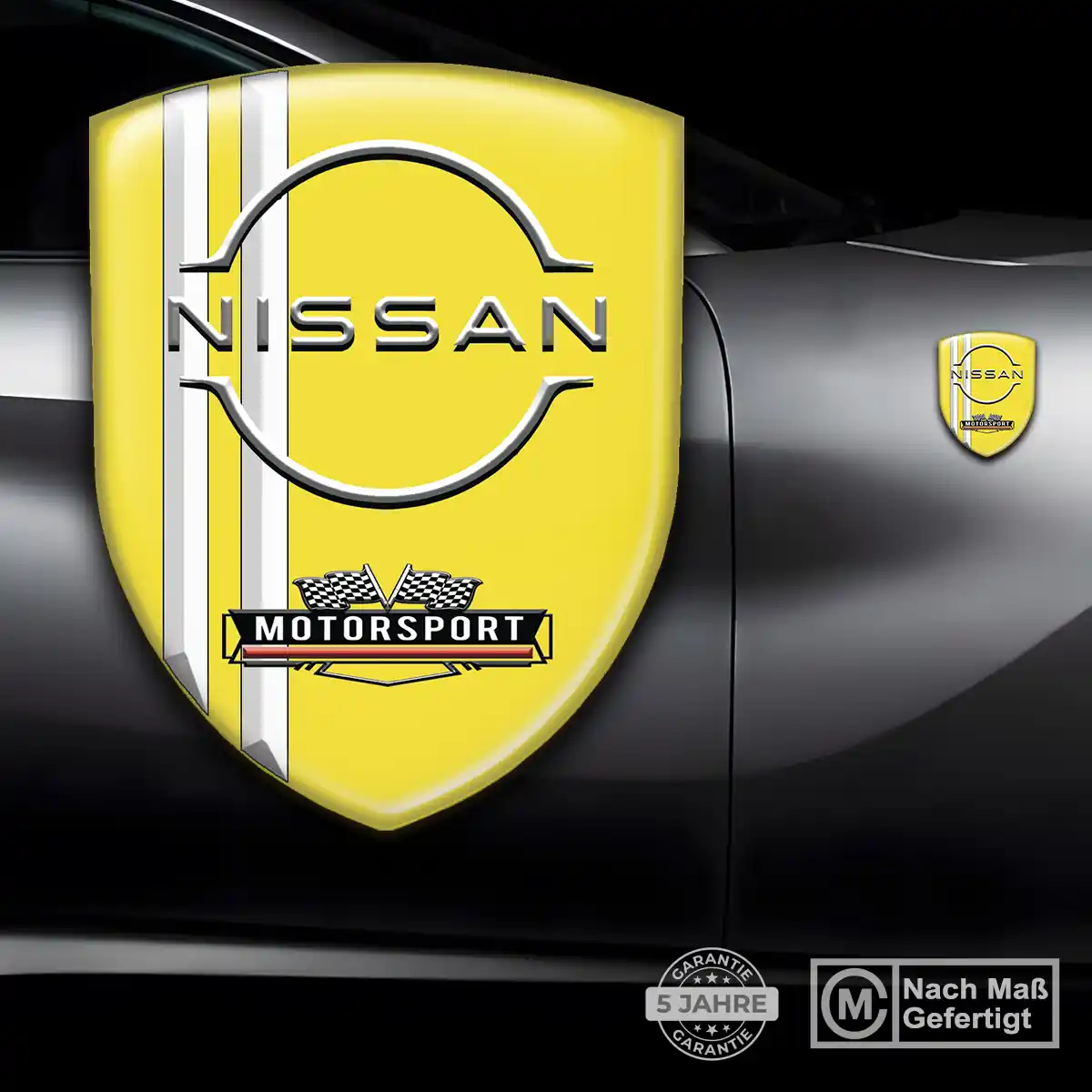 Nissan Wappen Emblem Aufkleber Edles Design