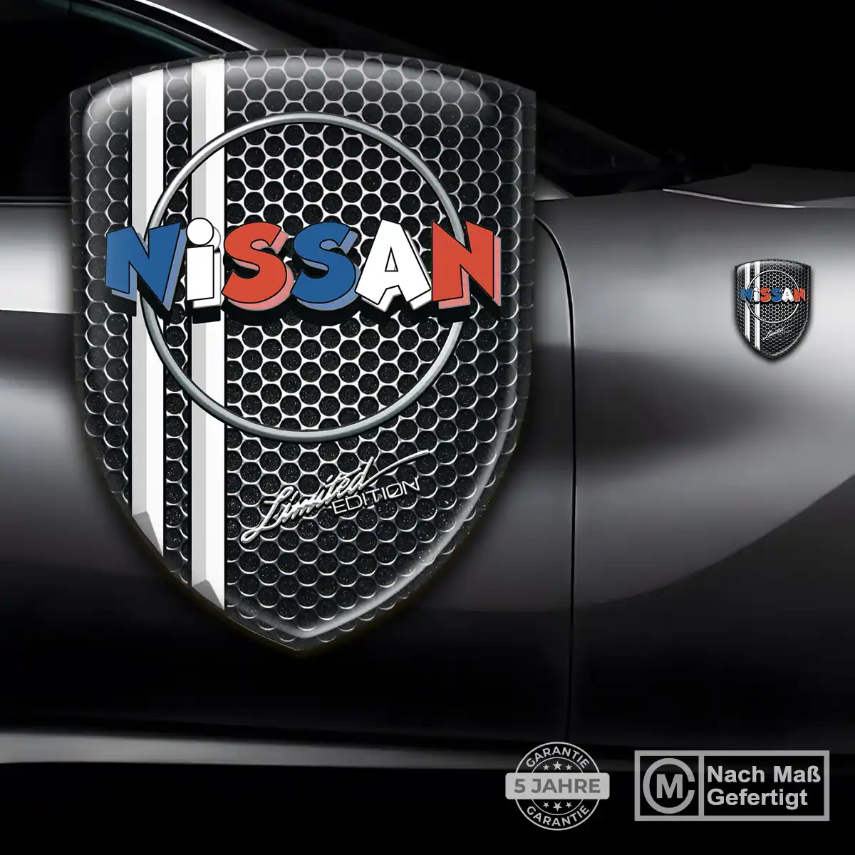 Nissan Wappen Emblem Aufkleber Elegantes Design