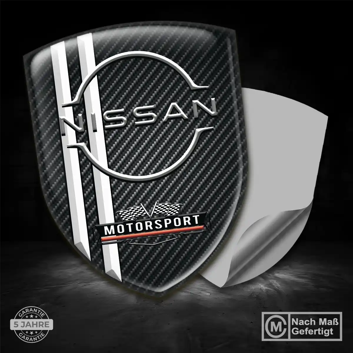 Nissan Wappen Emblem Aufkleber Exterieurdesign