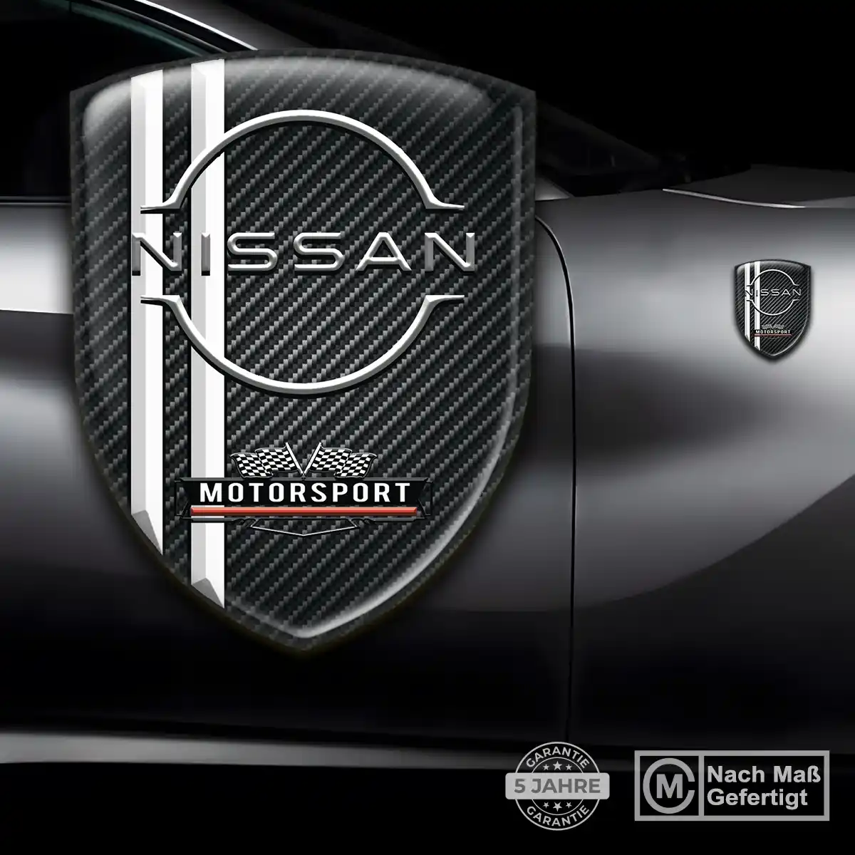 Nissan Wappen Emblem Aufkleber Exterieurdesign