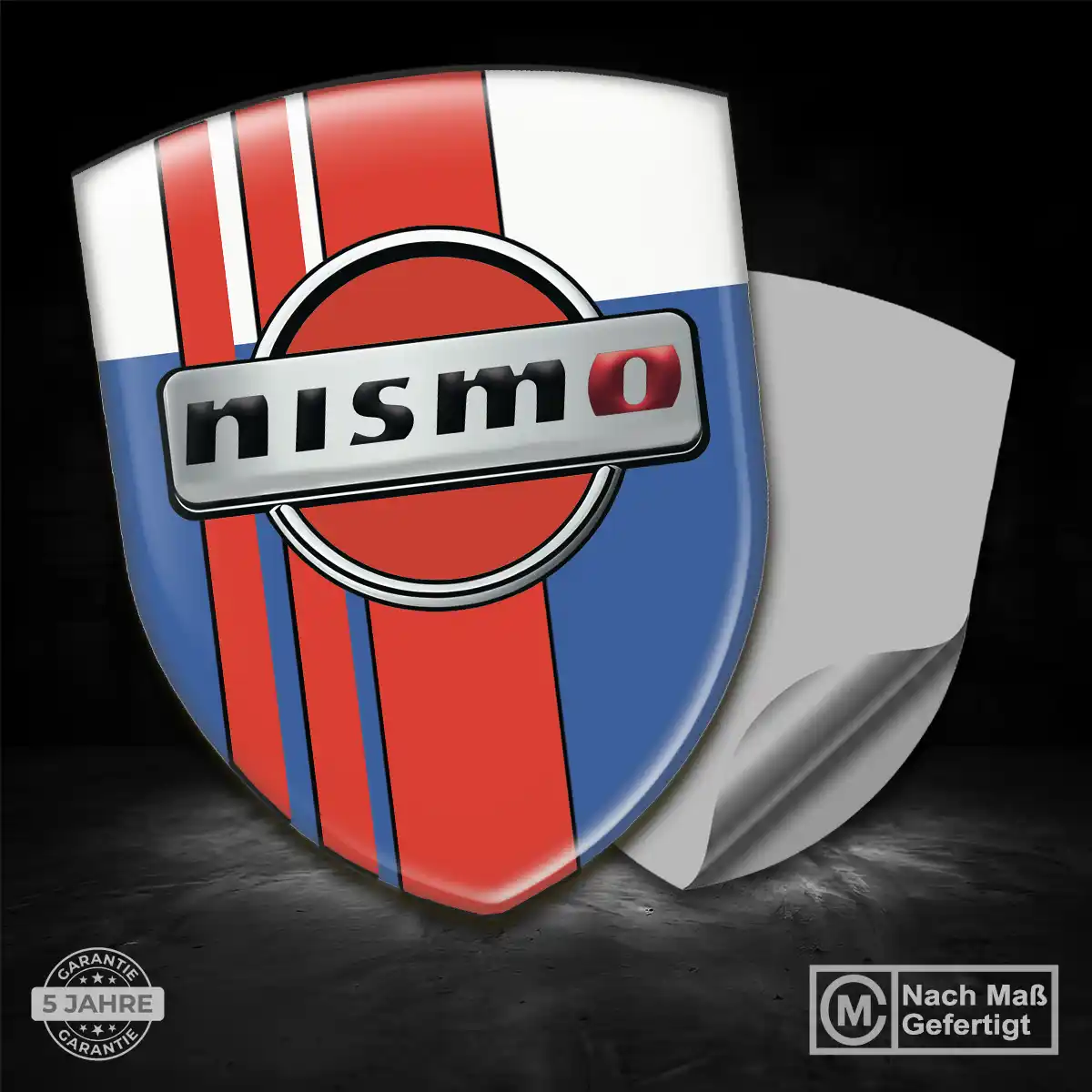 Nissan Wappen Emblem Aufkleber Höchste Qualität