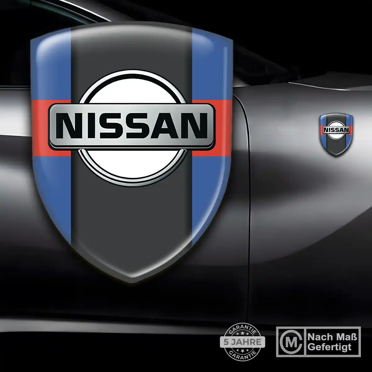 Nissan Wappen Emblem Aufkleber Limitierte Auflage