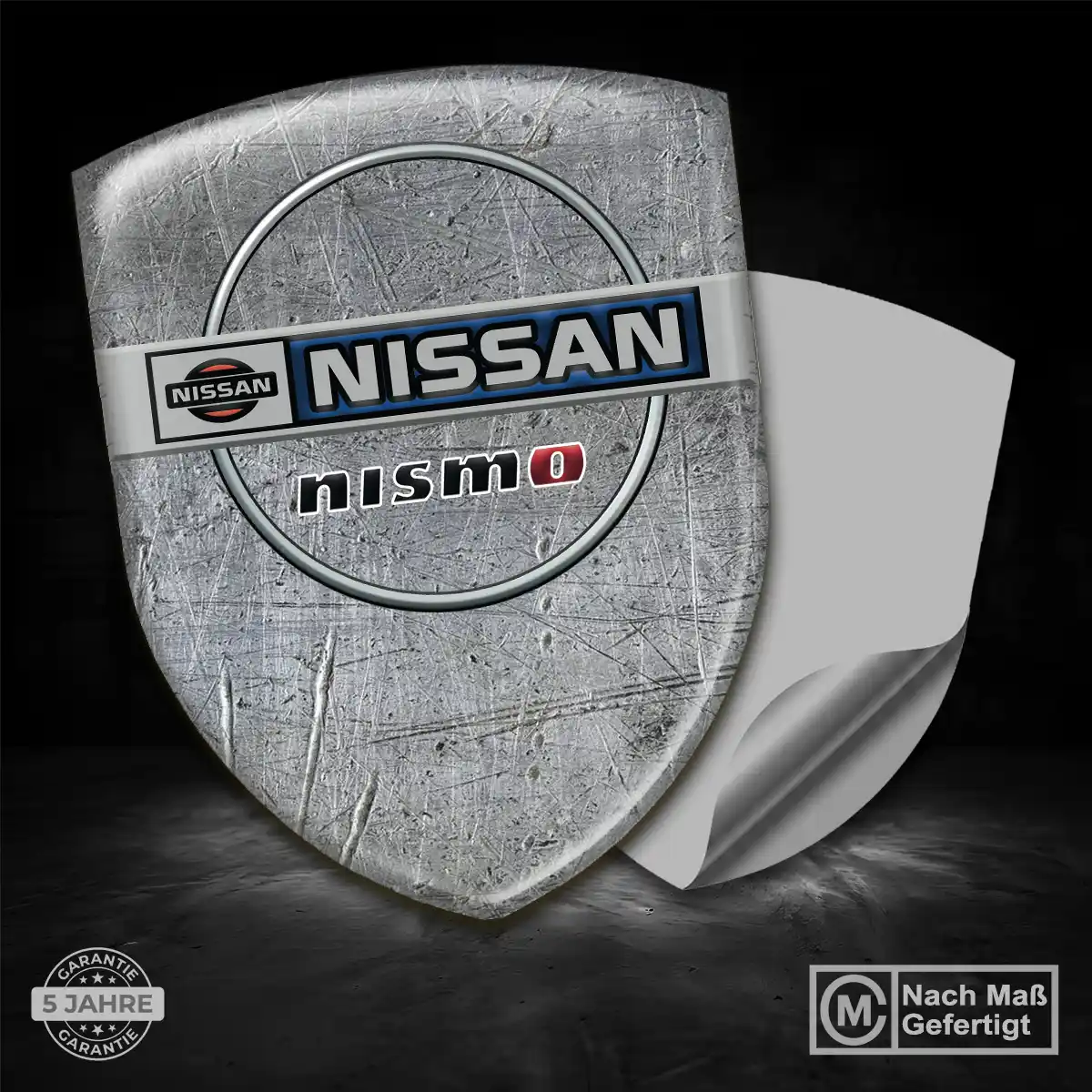 Nissan Wappen Emblem Aufkleber Luxus-Edition