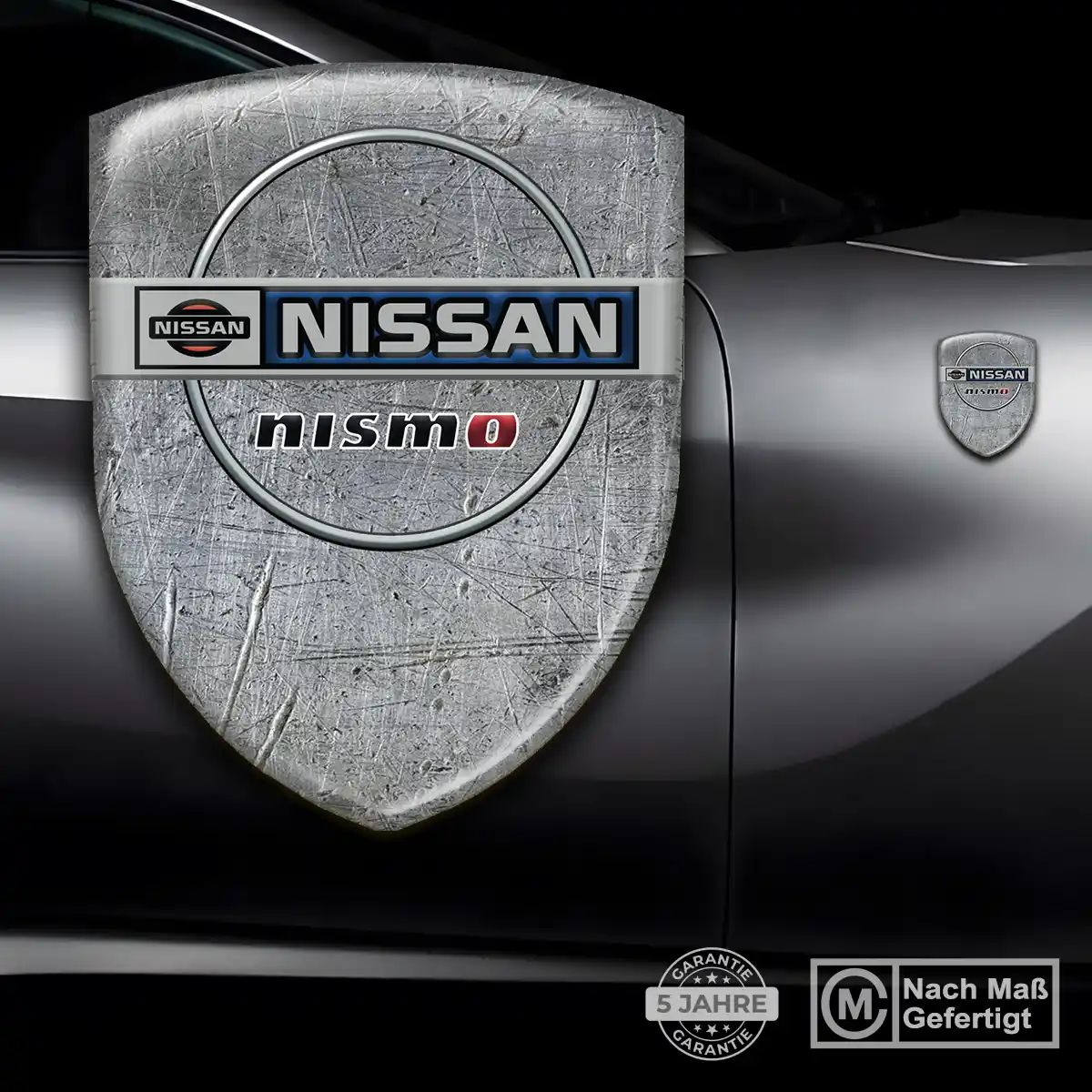 Nissan Wappen Emblem Aufkleber Luxus-Edition
