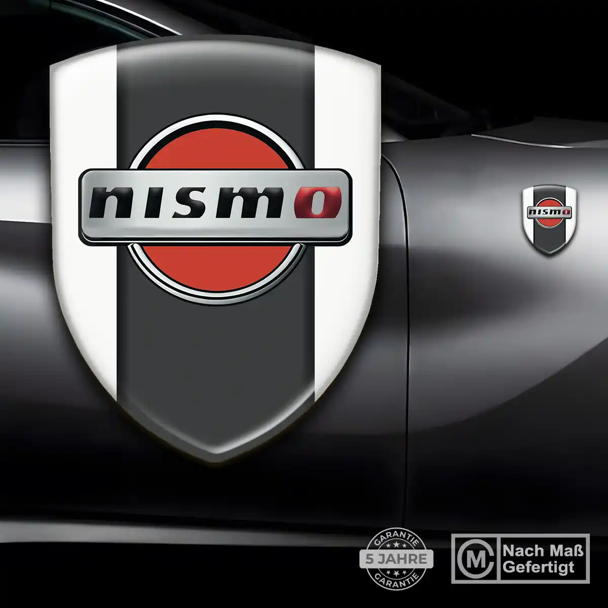 Nissan Wappen Emblem Aufkleber Markenedition