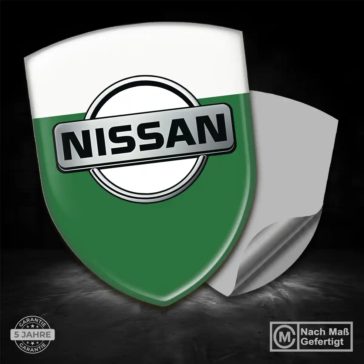 Nissan Wappen Emblem Aufkleber Modernes Design