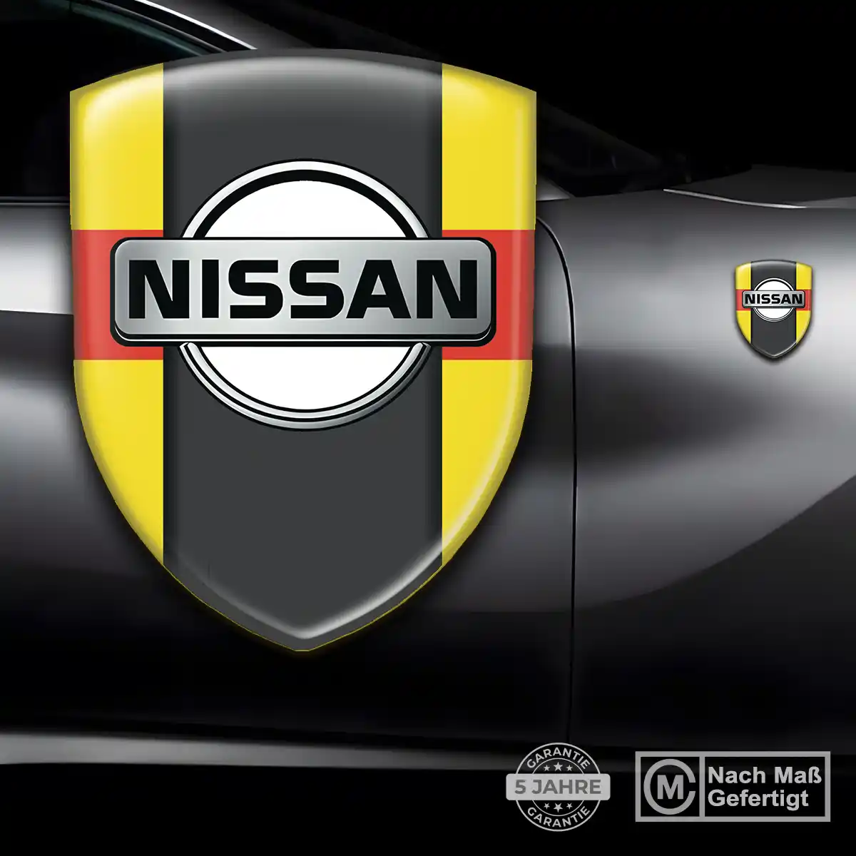 Nissan Wappen Emblem Aufkleber Premiumqualität