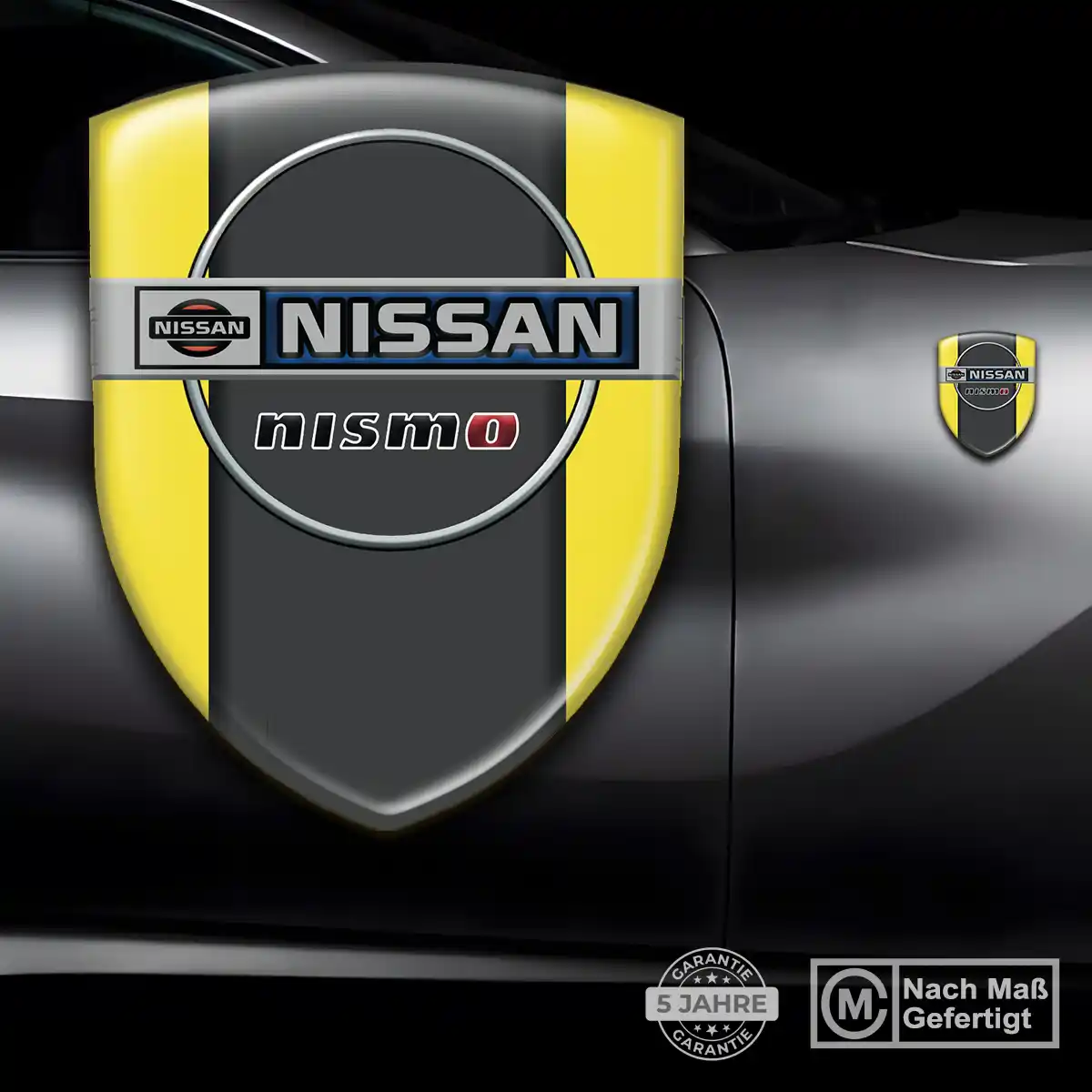 Nissan Wappen Emblem Aufkleber Tuningfahrzeug