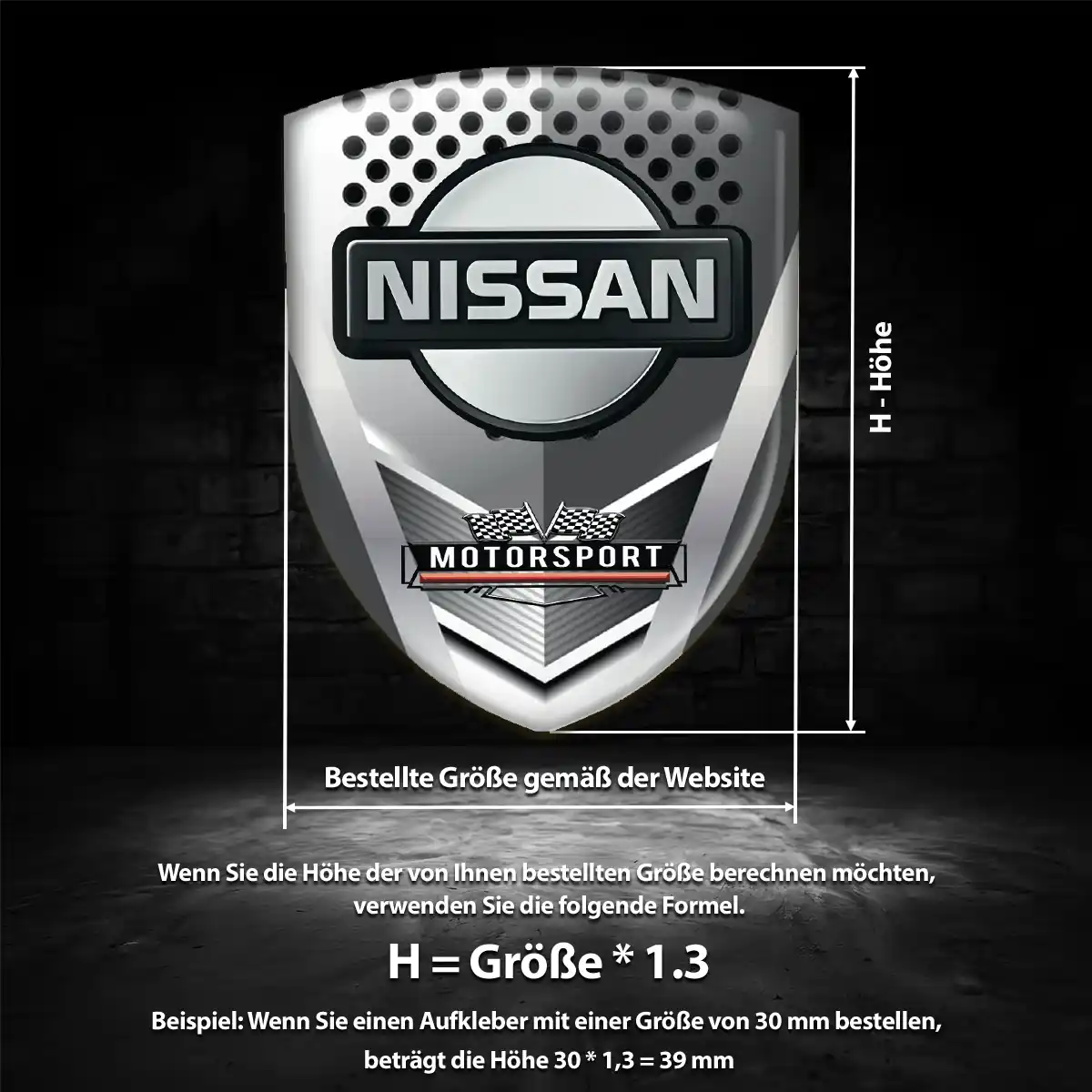Nissan Wappen Emblem Auto Elegantes Design