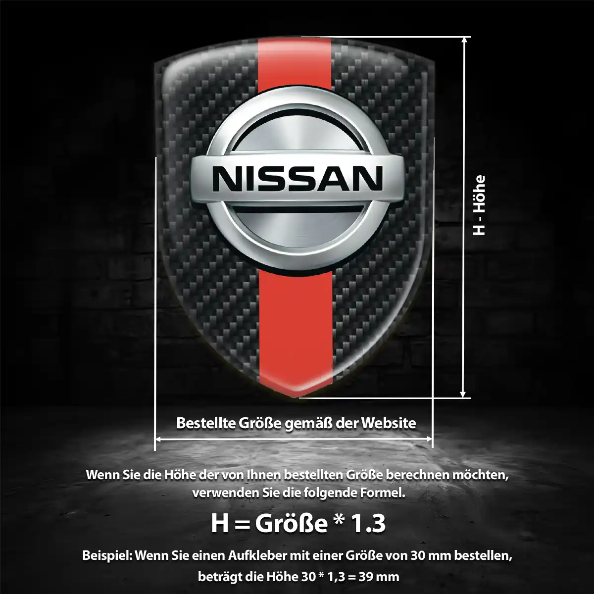 Nissan Wappen Emblem Auto Exterieurdesign