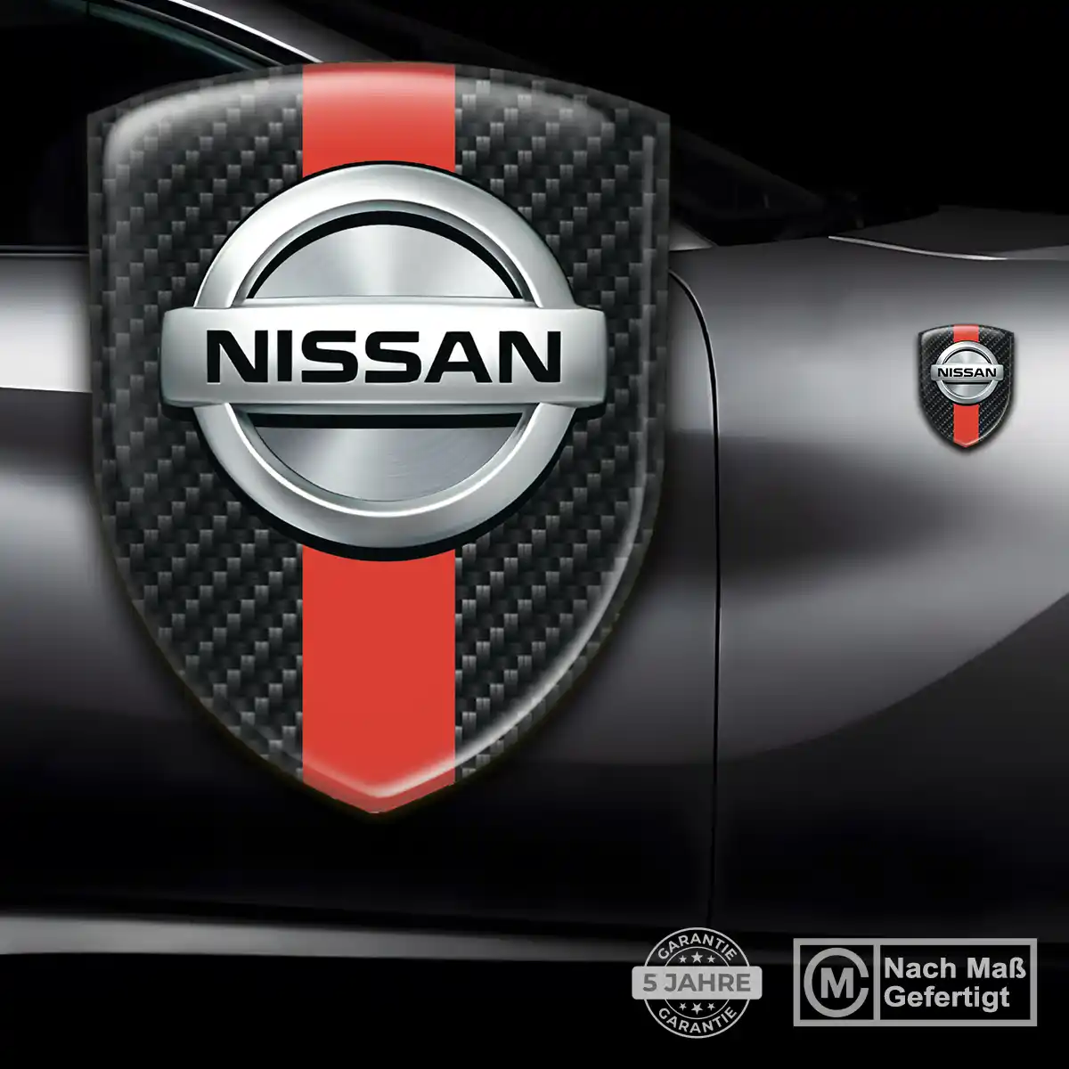 Nissan Wappen Emblem Auto Exterieurdesign