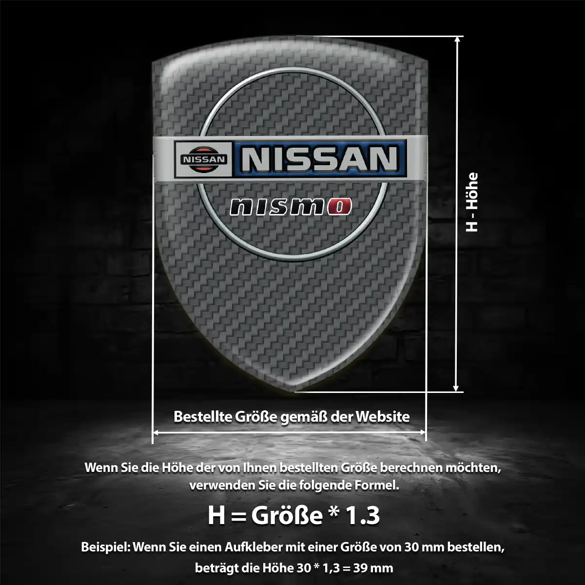 Nissan Wappen Emblem Auto Hohe Qualität